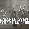 Maple Avenue Christian Church (MACC) Worship Service – Jan 4, 2026