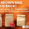 Men’s Brown Bag Lunch Starts June 5, then every Wednesday through September 25